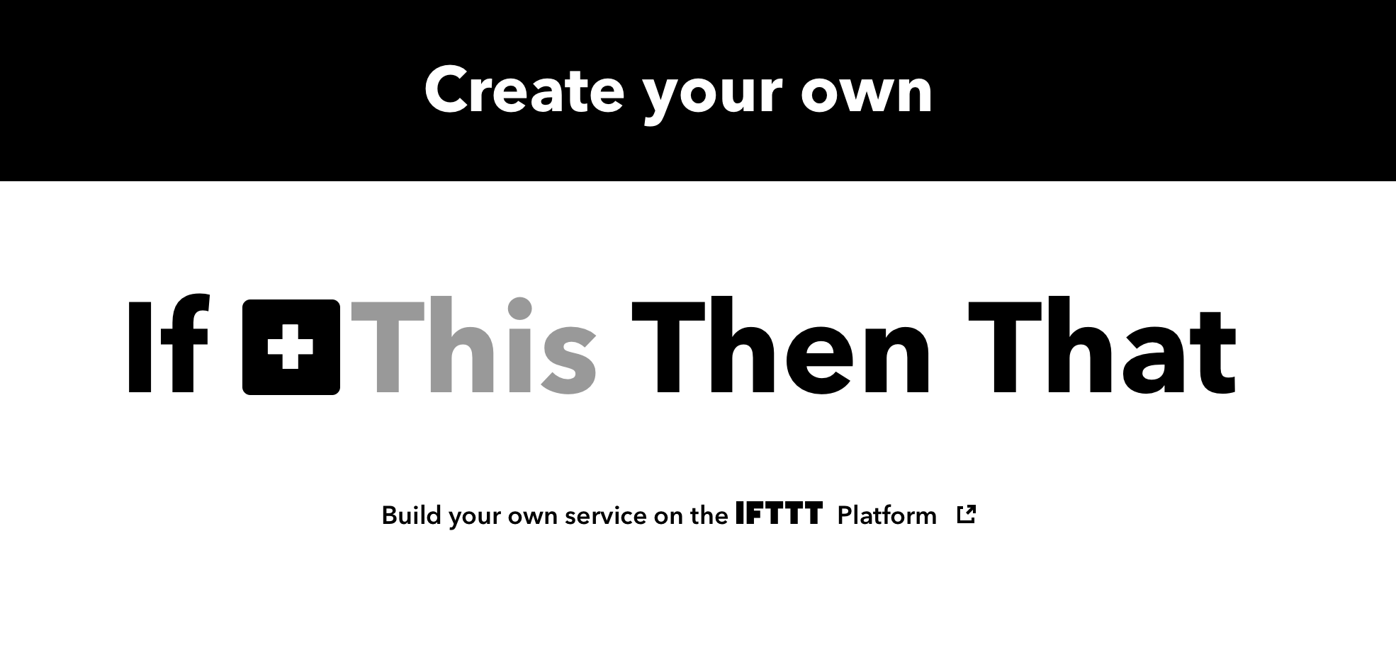 create ifttt